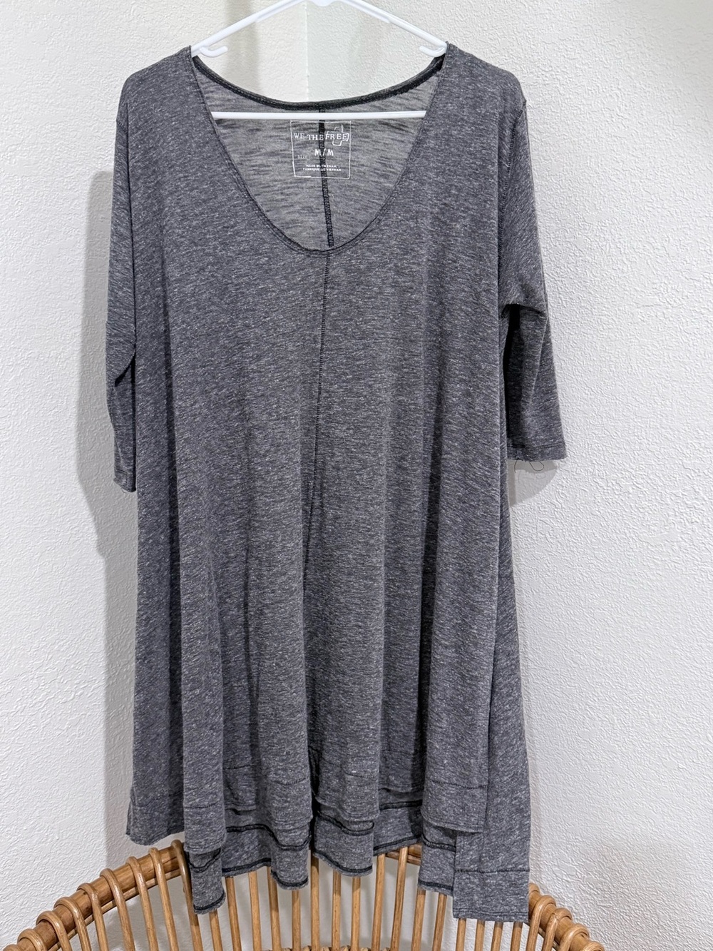 Free People We the Free V neck Tunic top
